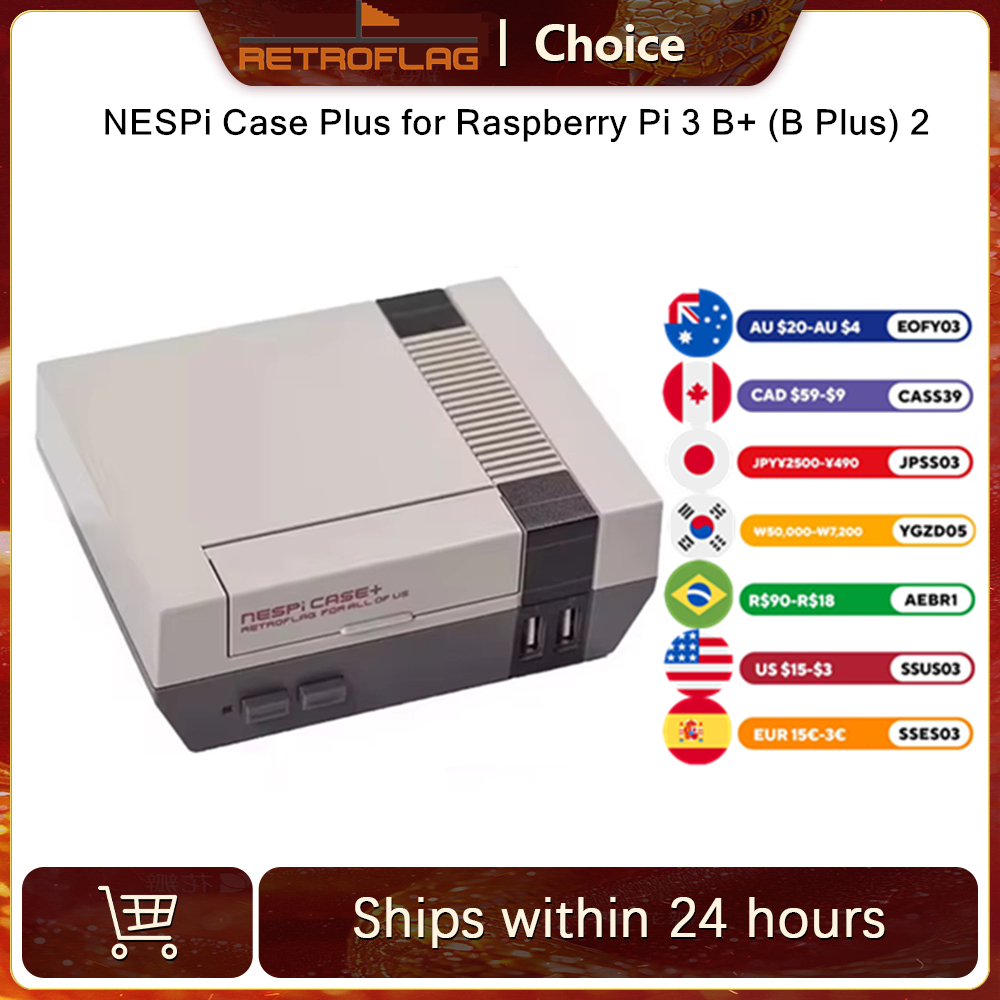 Raspberry Pi Keyboard - Retroflag NESPi Case Plus Functional Power