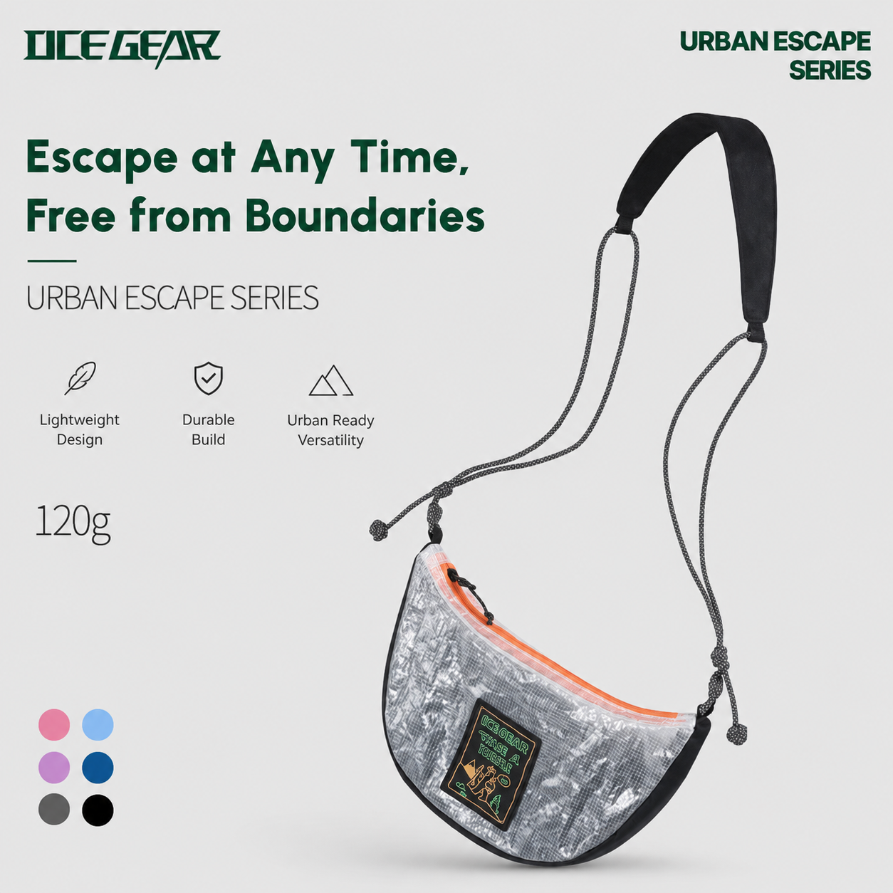 Office Tech Bag - ECOpak Tech Mesh Sling Bag Ultralight