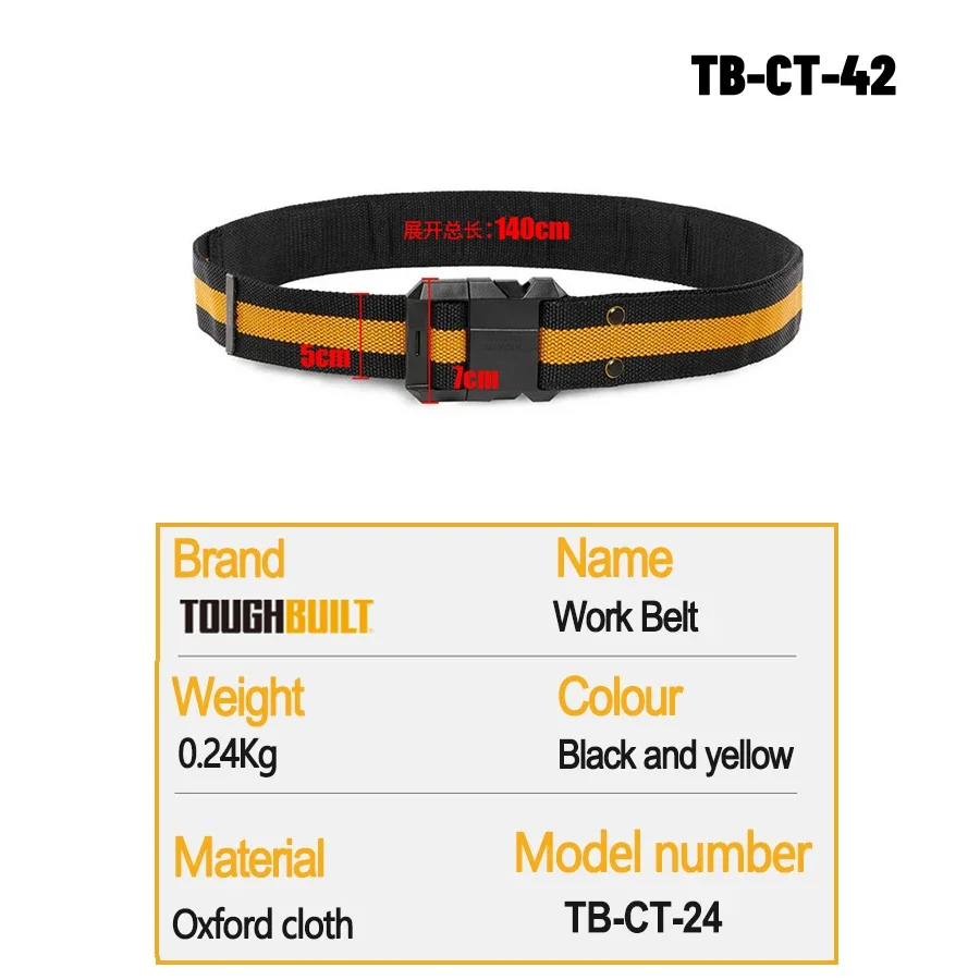 ToughBuilt TB-CT-42 Work Belt  – Office Tech Bag recenzja i cena
