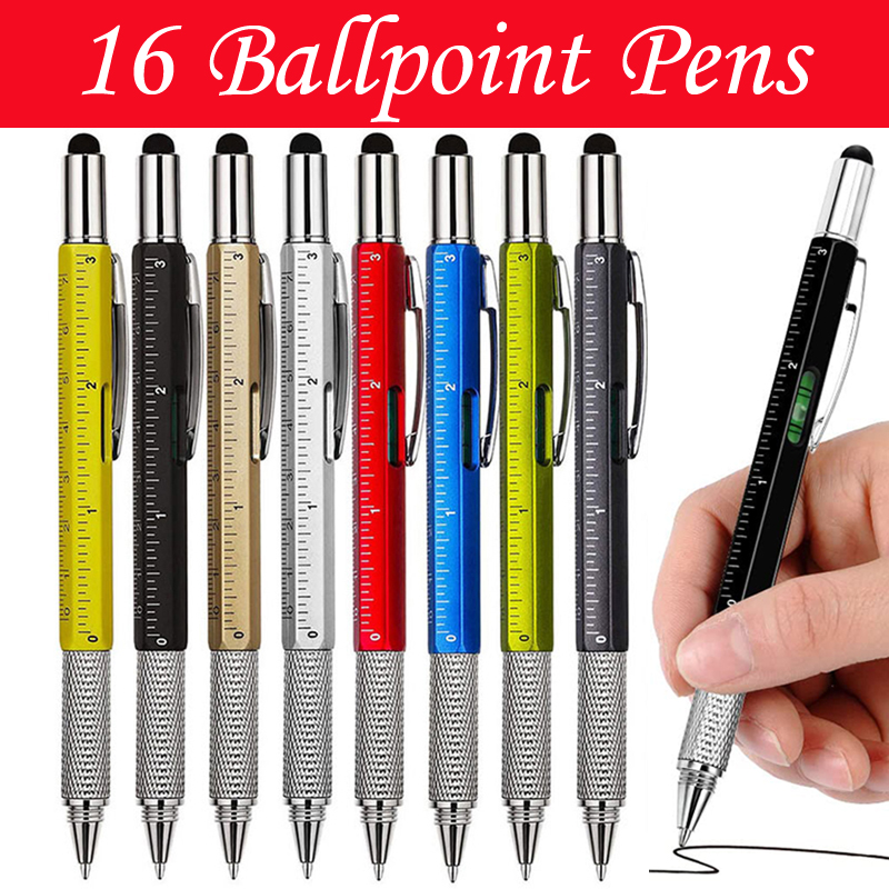 16Pcs  Multitool Ballpoint Pen – Cool Office Tech Gadgets recenzja i cena