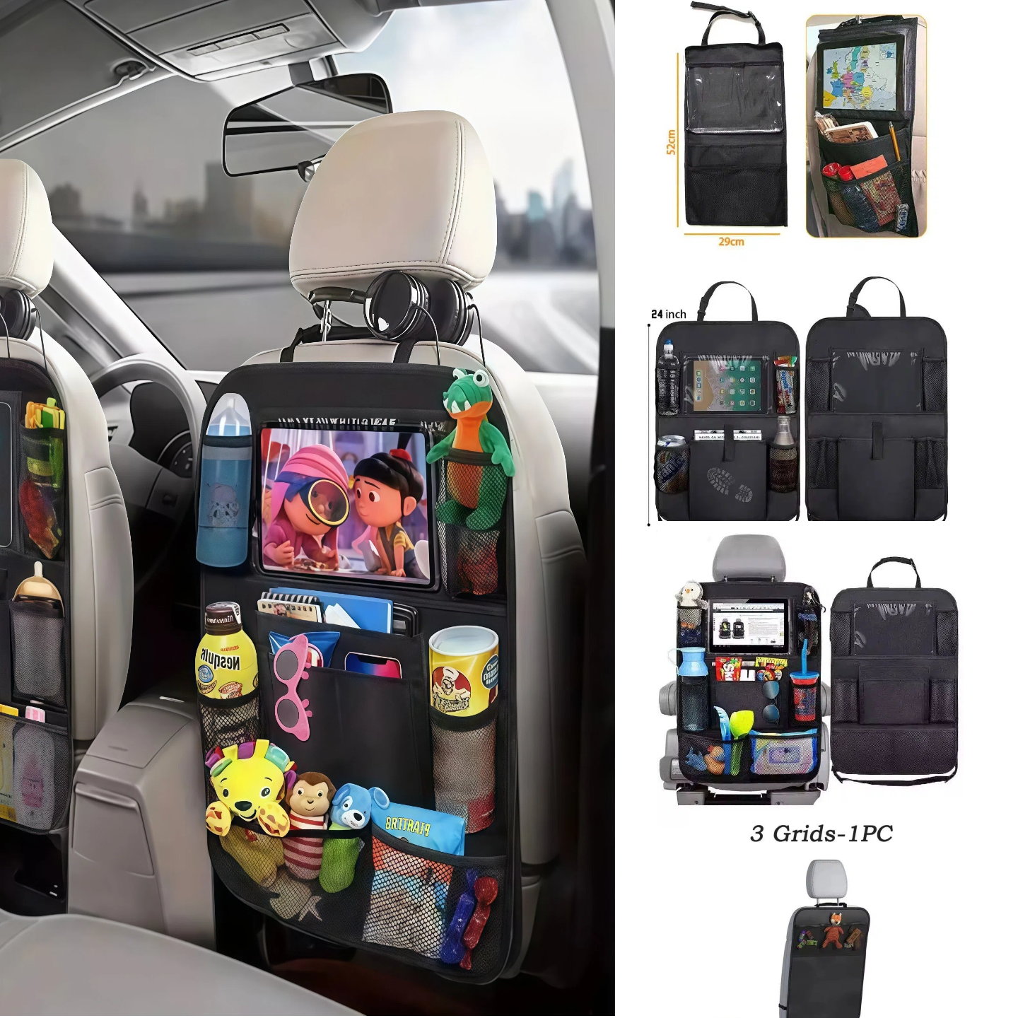 Car Seat Organizer Multifuncti – Surge Protector Rack recenzja i cena