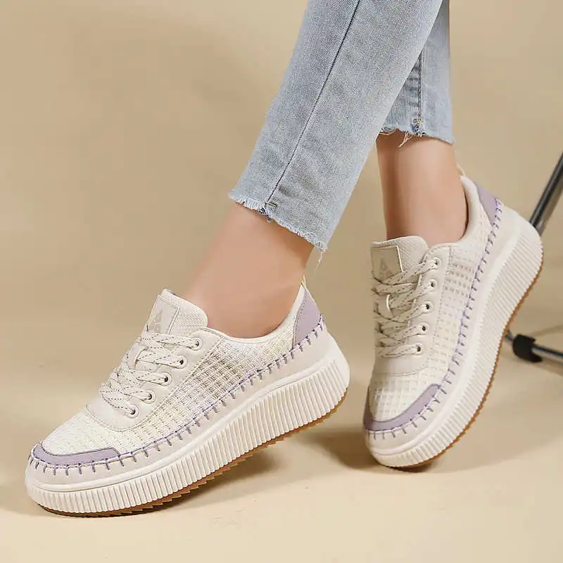 Brown Shoes Woman Flats Autumn – Tech Office Wear Men recenzja i cena