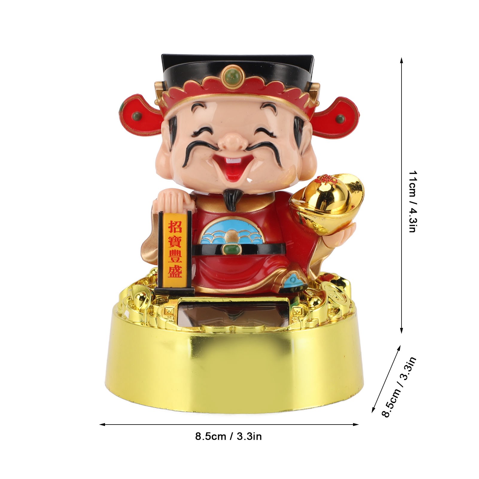Solar God Of Fortune Car Ornam – Office Technologies recenzja i cena