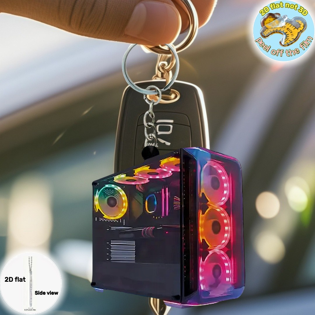 RGB Computer Host Keychain,2D  – Office Tech Bag recenzja i cena