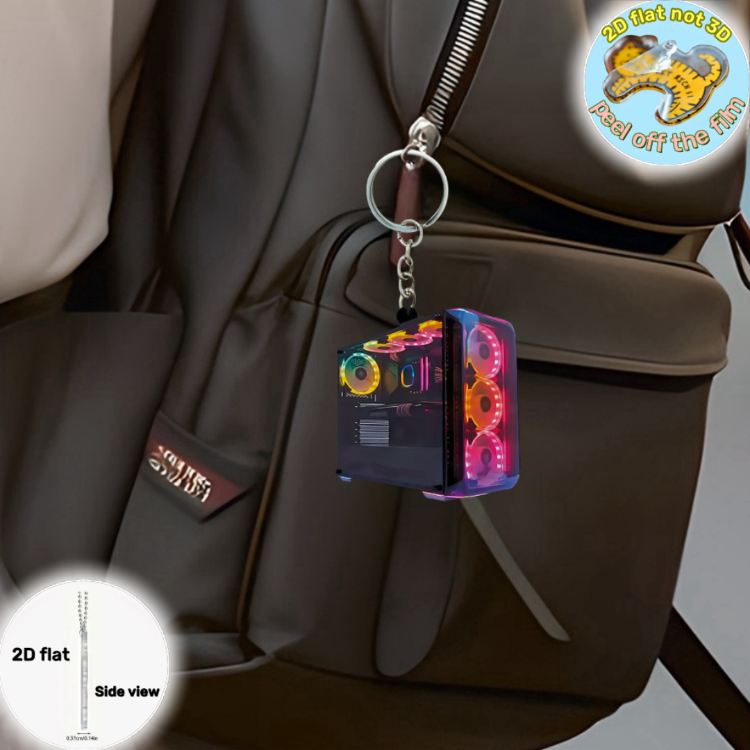 RGB Computer Host Keychain,2D  – Office Tech Bag recenzja i cena