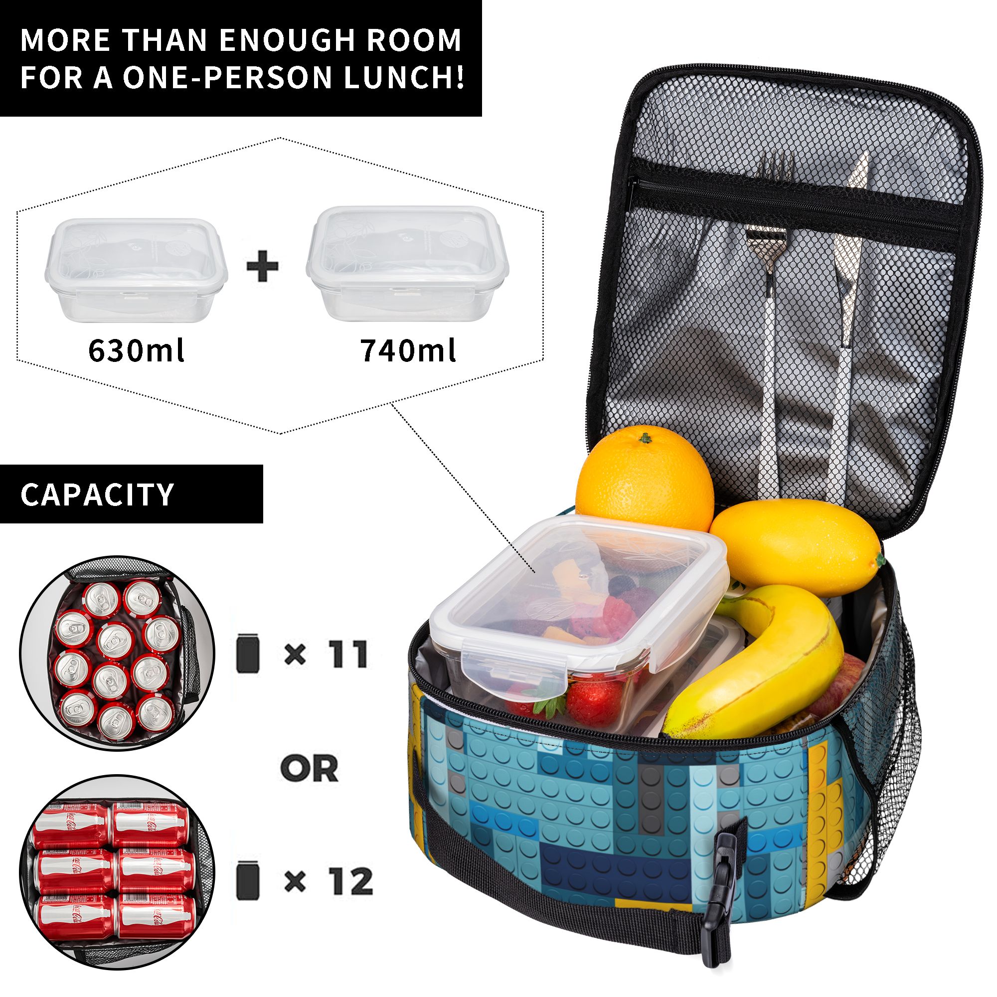 Blue Tech Pixel Building Block – Office Tech Bag recenzja i cena