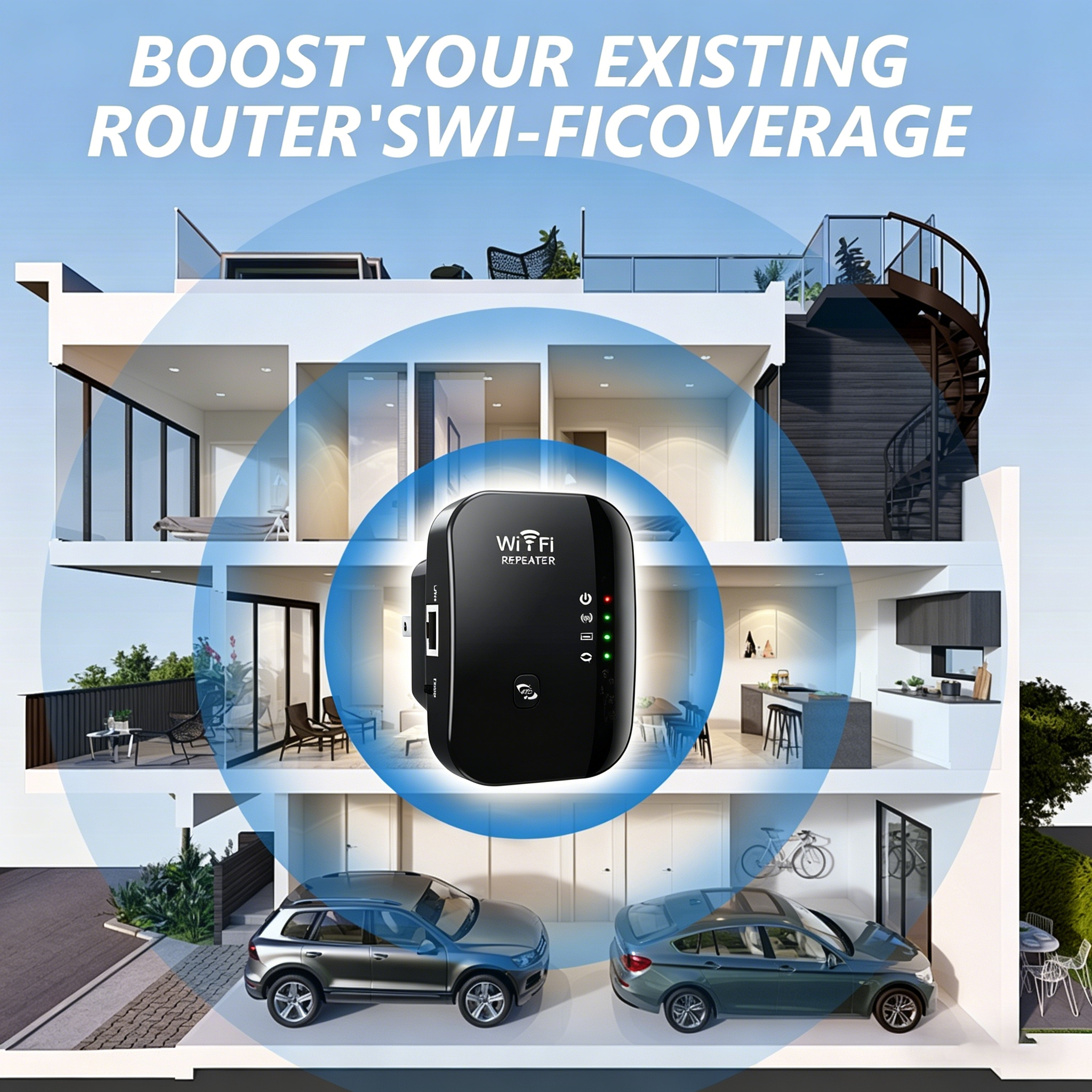 Wireless 300M 2.4GHz WiFi Rang – Office Technologies recenzja i cena