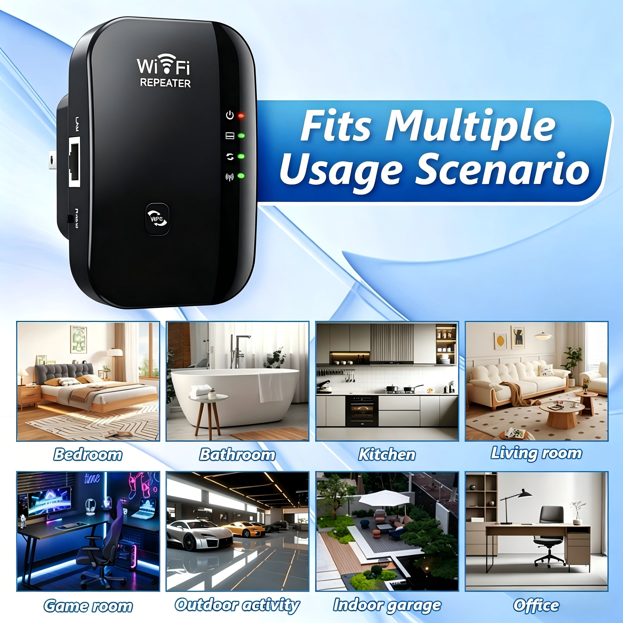 Wireless 300M 2.4GHz WiFi Rang – Office Technologies recenzja i cena