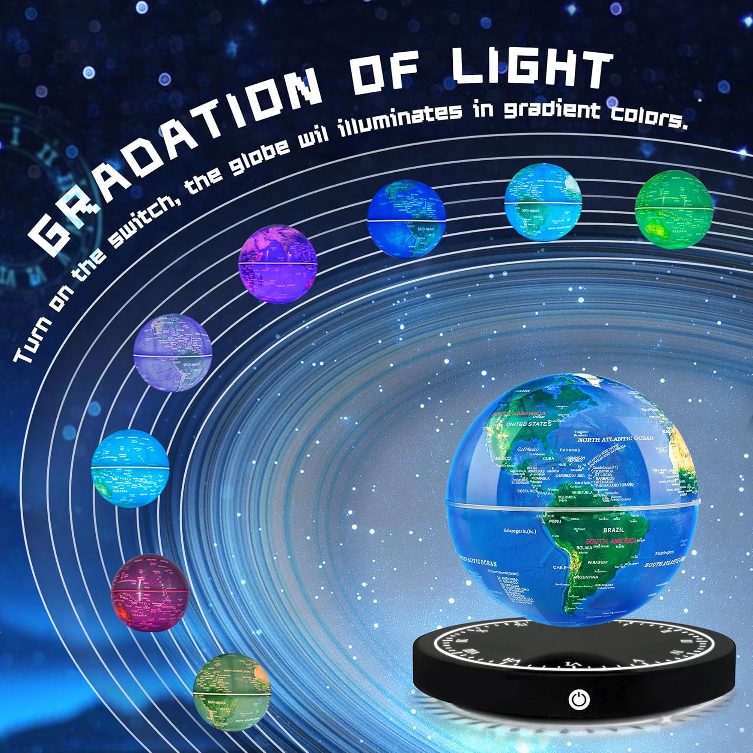 Magnetic Levitating Globe with – Cool Office Tech Gadgets recenzja i cena