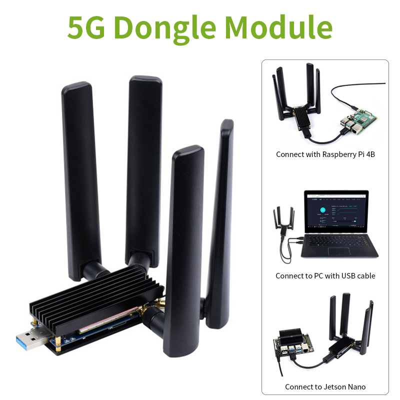 5G Dongle Module USB 3.1 to M. – Raspberry Pi Keyboard recenzja i cena