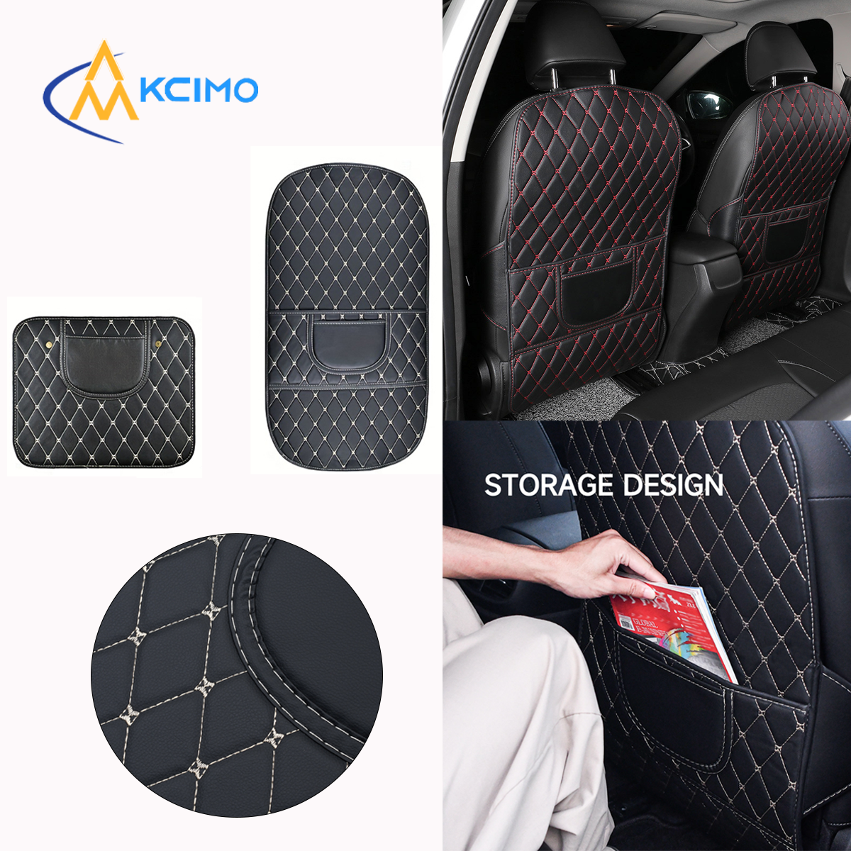 New PU Leather Car Seat Back A – Surge Protector Rack recenzja i cena